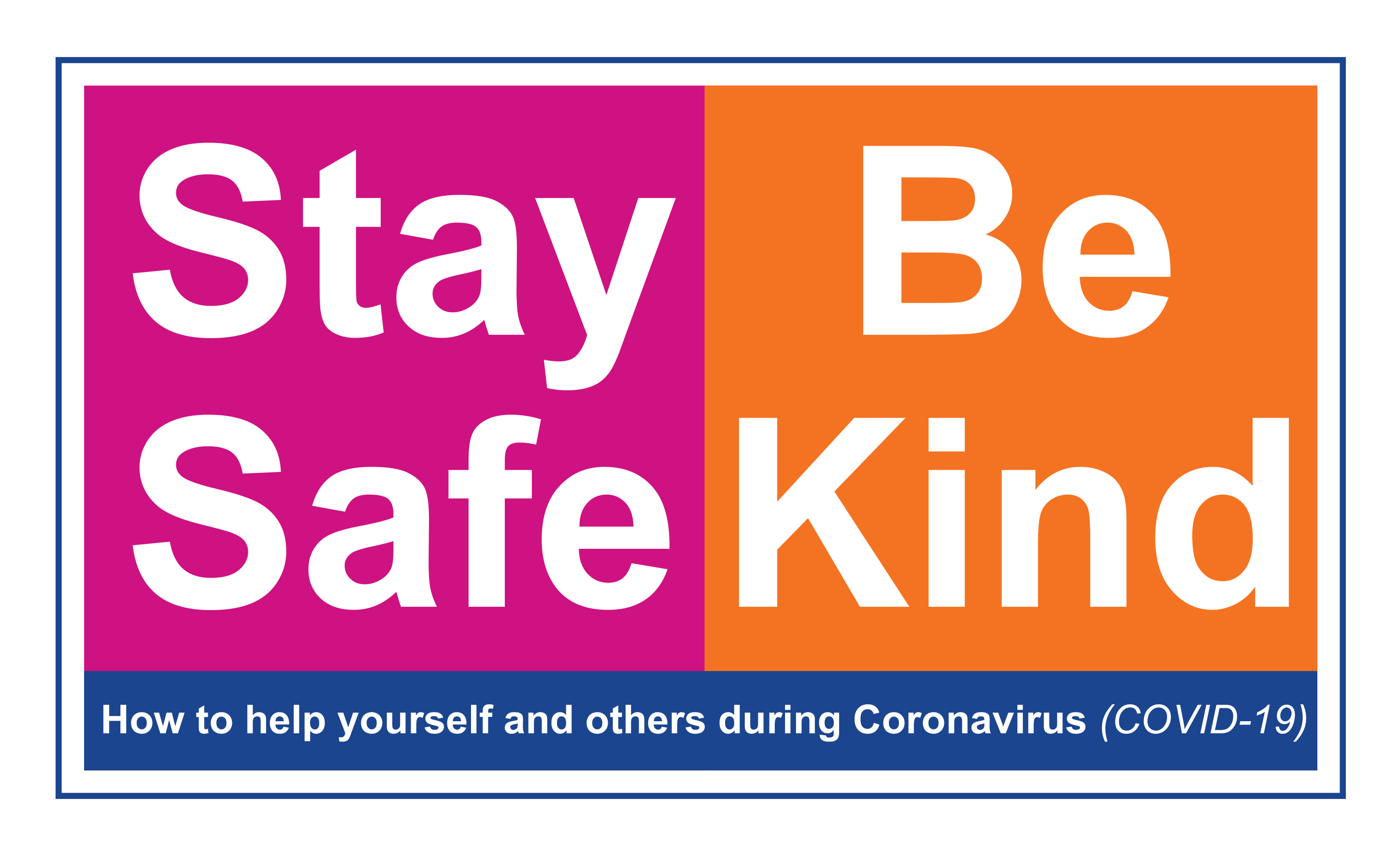 Stay Safe, Be Kind Logo